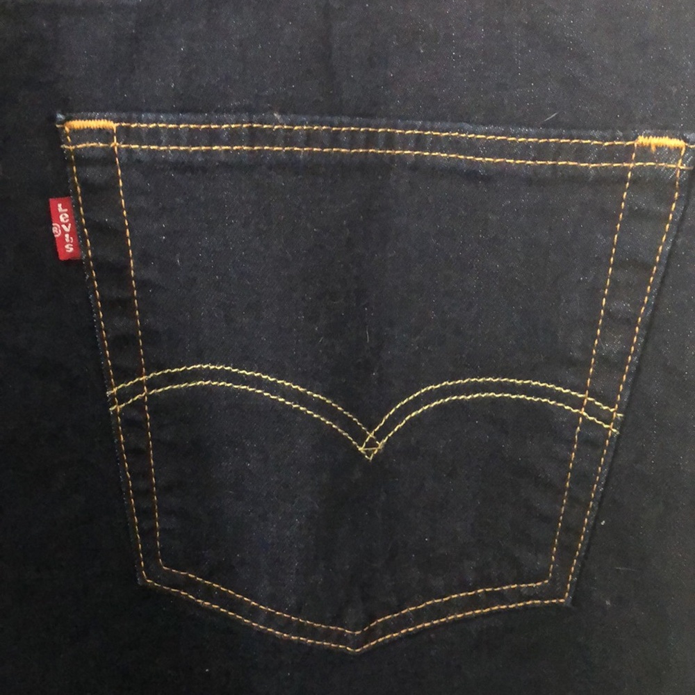 NWT Levi’s 550’s 48x29 Big and Tall Stretch Waterless Dark Wash Men’s Denim - Picture 9 of 9